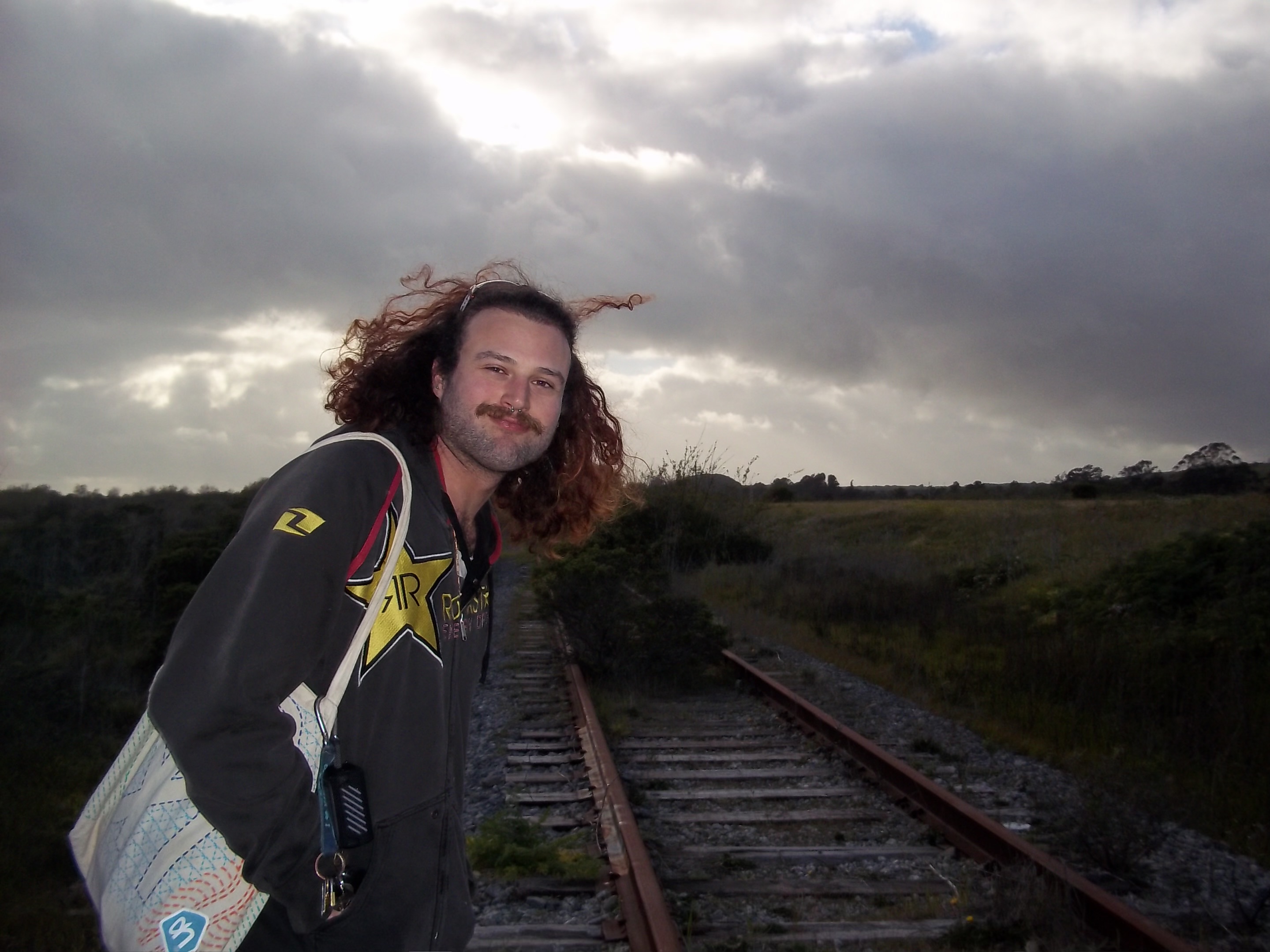 August Dym Noë lookin cool when a storm is coming!